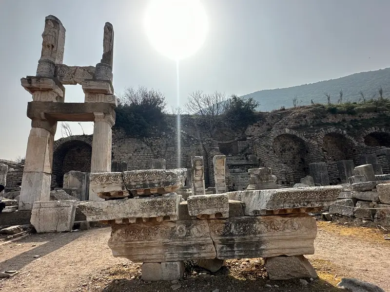 the temple of Domitian Ephesus