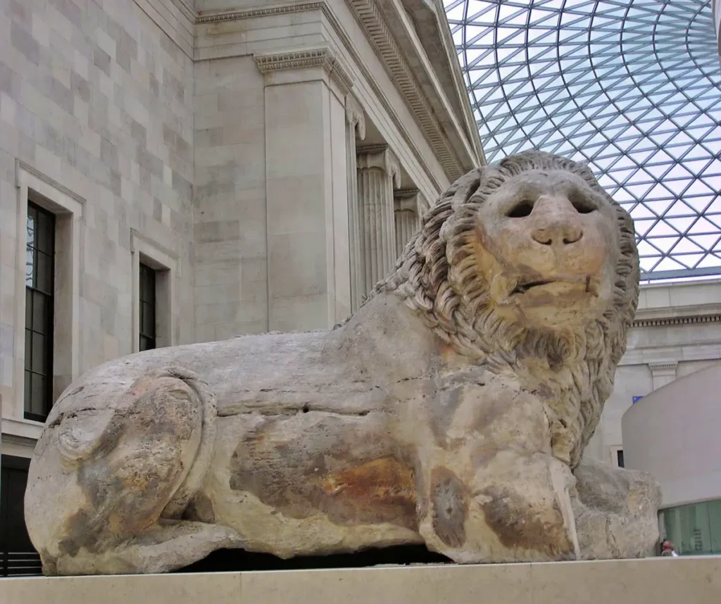 Knidos Lion (British Museum) the artifacts stolen from turkey