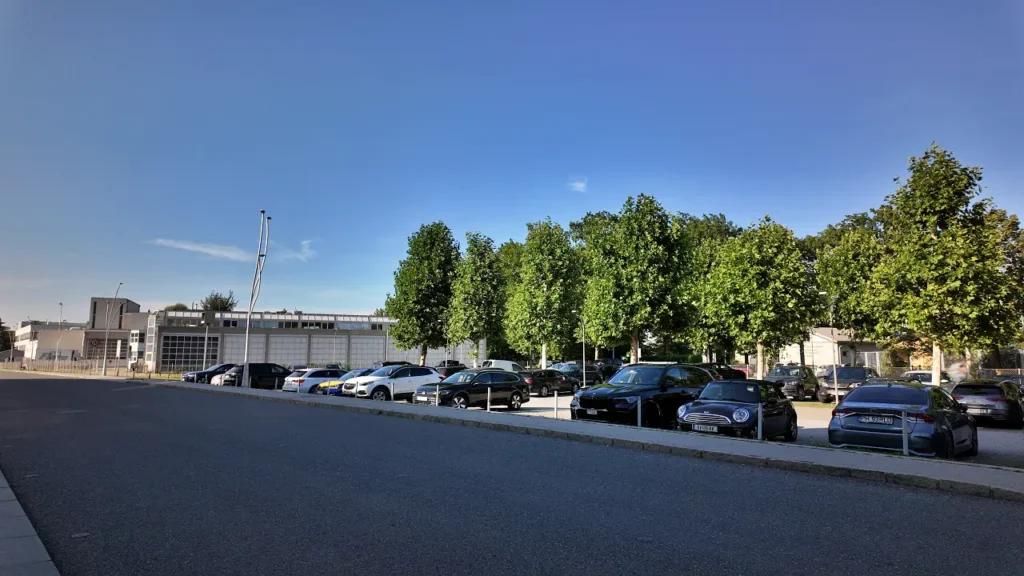 parking area of hangar 7