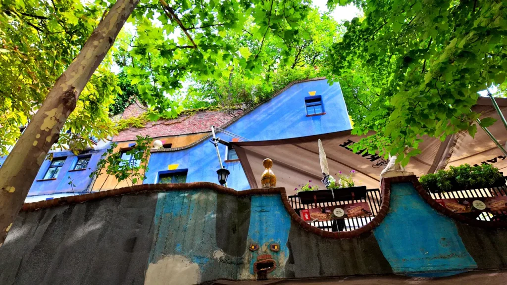 Hundertwasser House front facade vienna