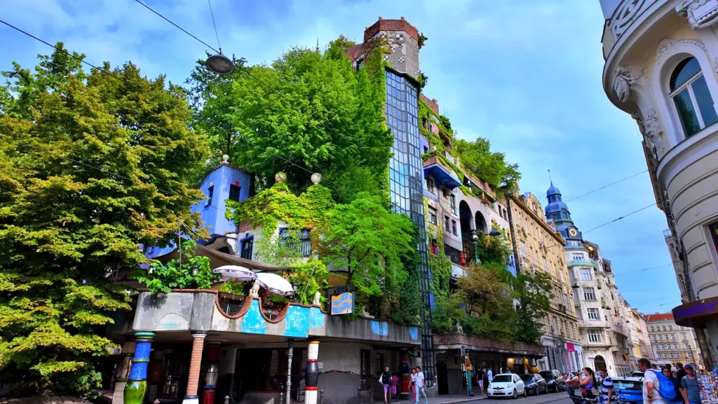 Hundertwasser House front facade