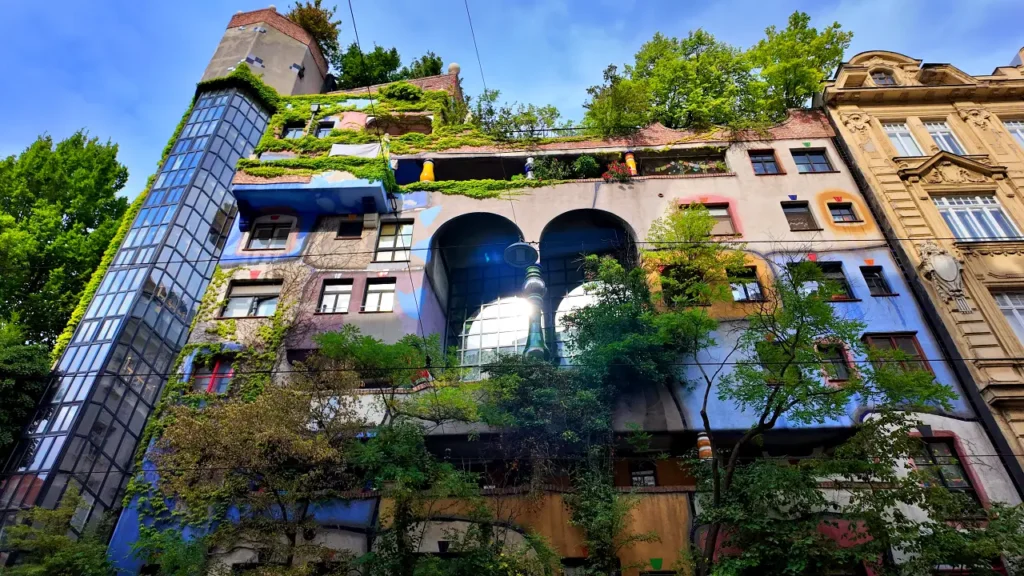 Hundertwasser House front facade