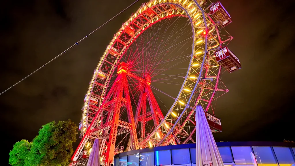 prater park rides in vienna