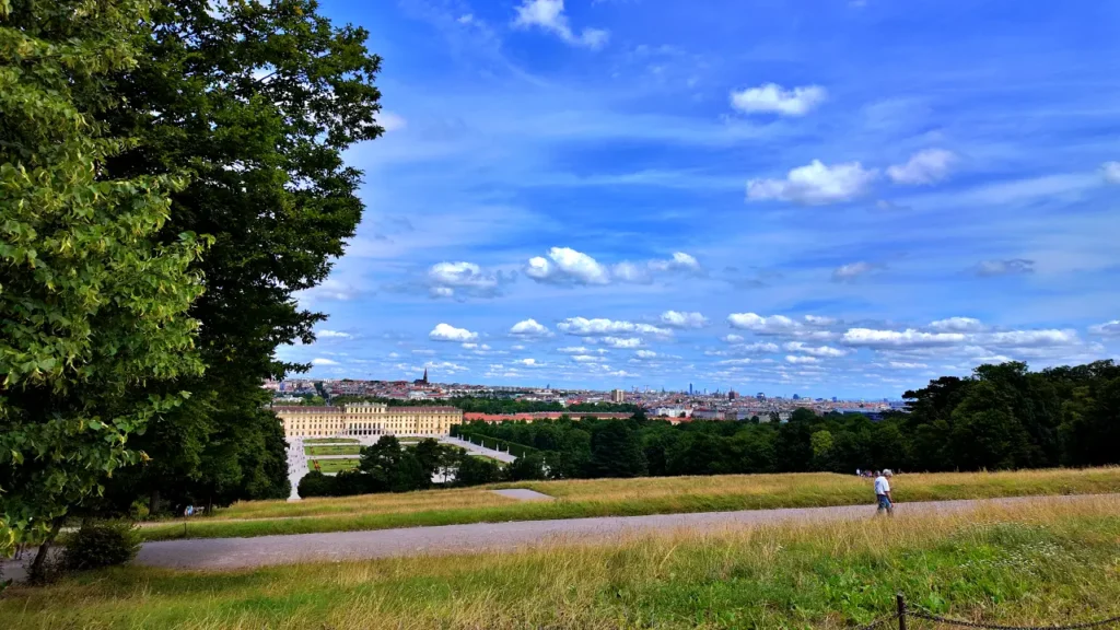 schönbrunn garden in vienna